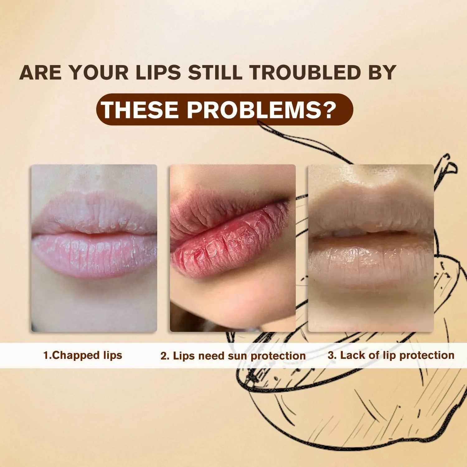 50ml protective lip moisturising cream lipstick in sealed tube packaging