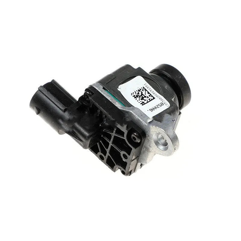 Black plastic rear view reversing camera for Dodge Ram trucks on a white background