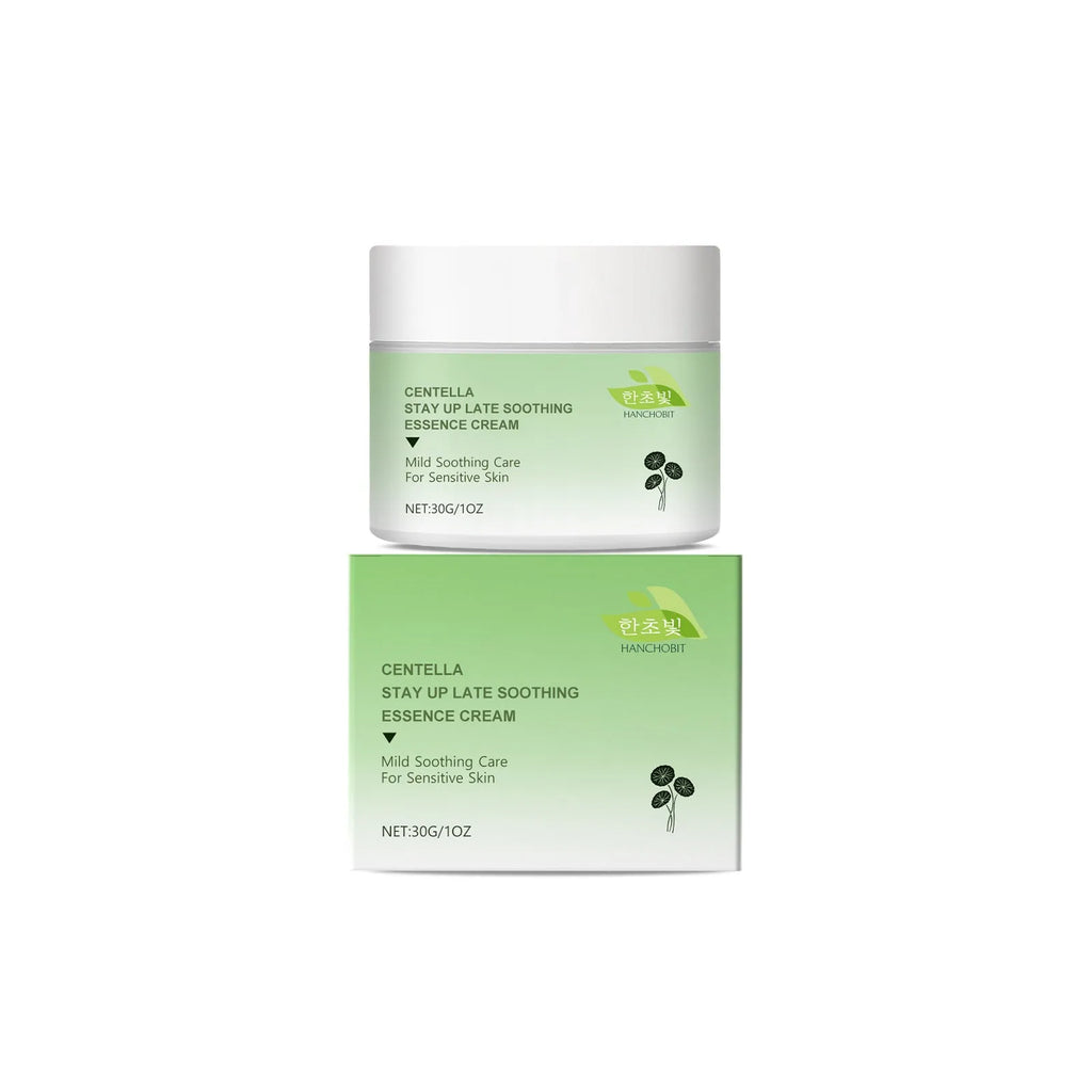 30g glass jar of Centella Asiatica Soothing Cream on a white background.
