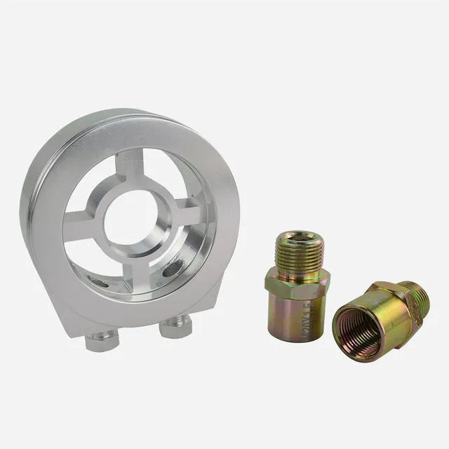 Aluminium oil pressure gauge adapter in multiple colours for universal automotive applications
