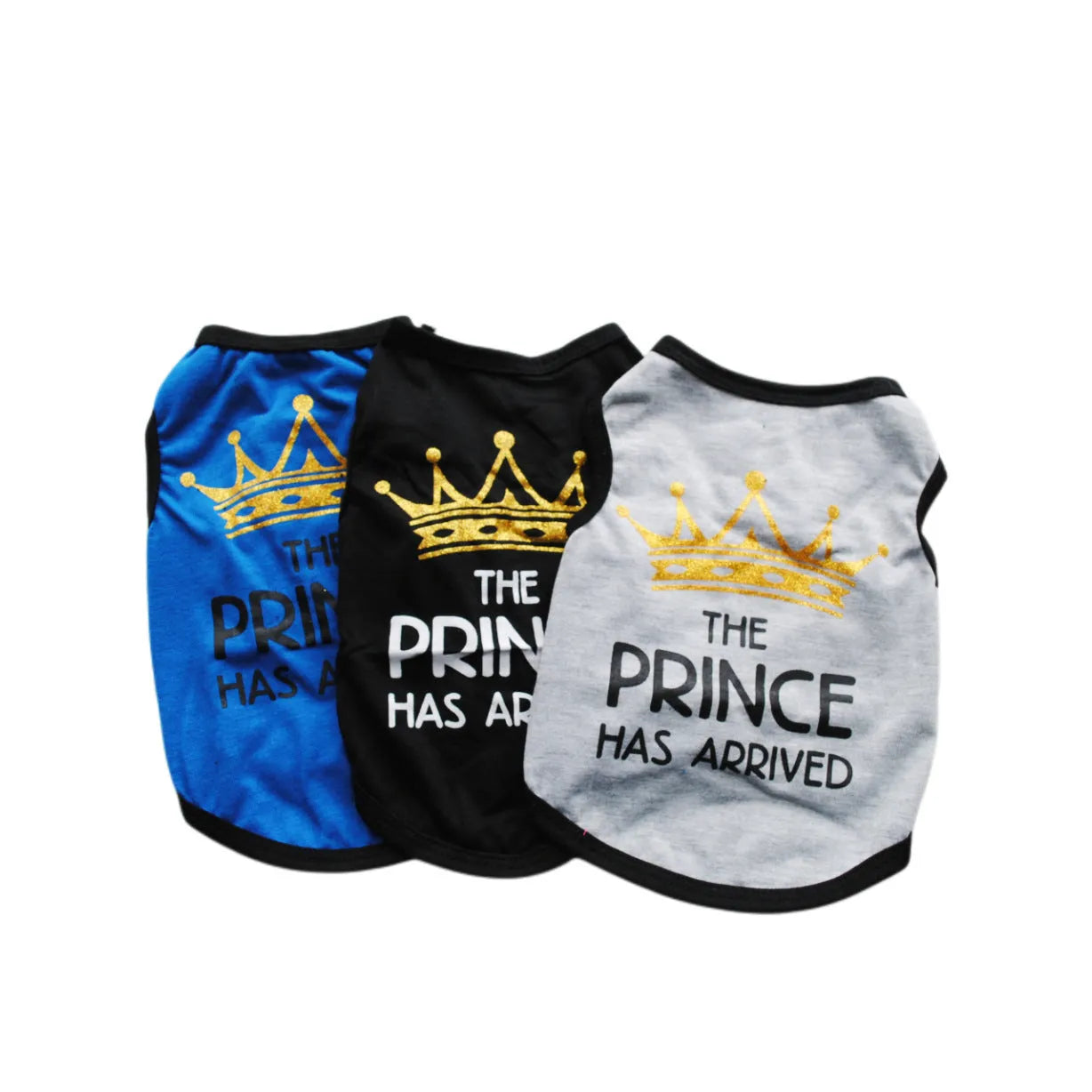 Breathable cotton summer vest for dogs in multiple colours and sizes