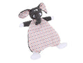 Brown fox-shaped pet stuffed toy with velvet fabric and crinkle paper sounds for cats and dogs