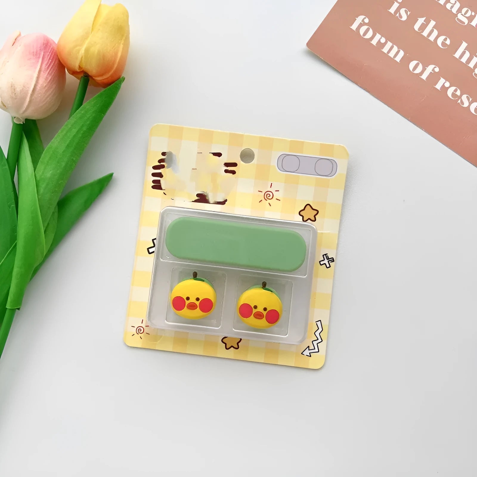 Cartoon magnetic protection data cable fixer for desktop magnetic hubs in various colours