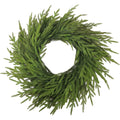 PE artificial front door garland with American country style foliage, shown in 60cm length.