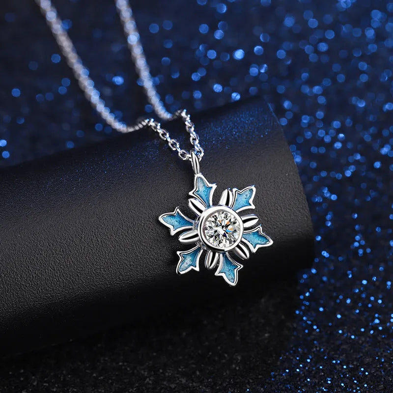 S925 silver rotating necklace with diamond-cut eight hearts eight arrows flower pendant on snake bone chain