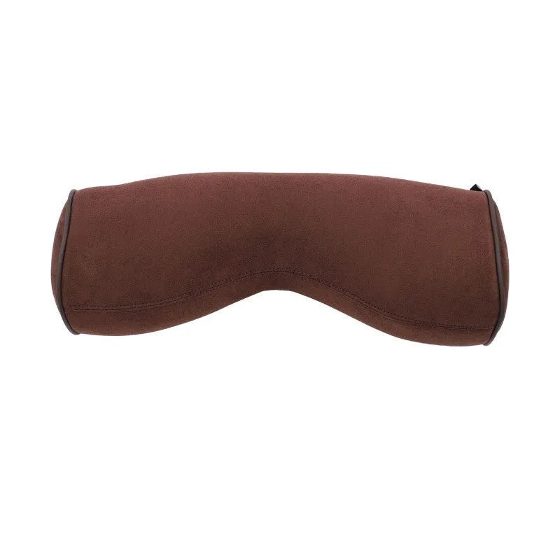 Volvo car seat headrest, neck pillow and lumbar support cushions in minimalist style with synthetic fibre filling