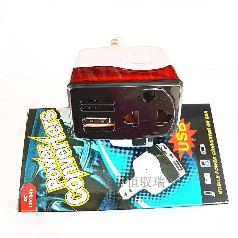 011C car cigarette lighter power supply transformer for USB and wireless phone charging