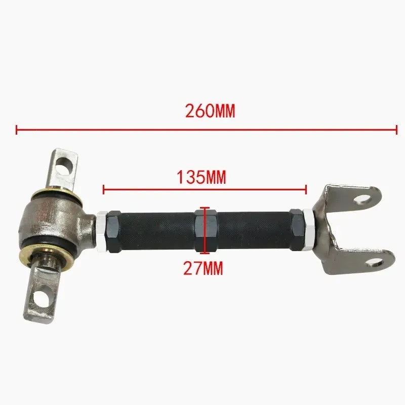 Blue aluminium alloy pull rod rear wheel recliner kit for Honda Civic EP3 with two ES bones