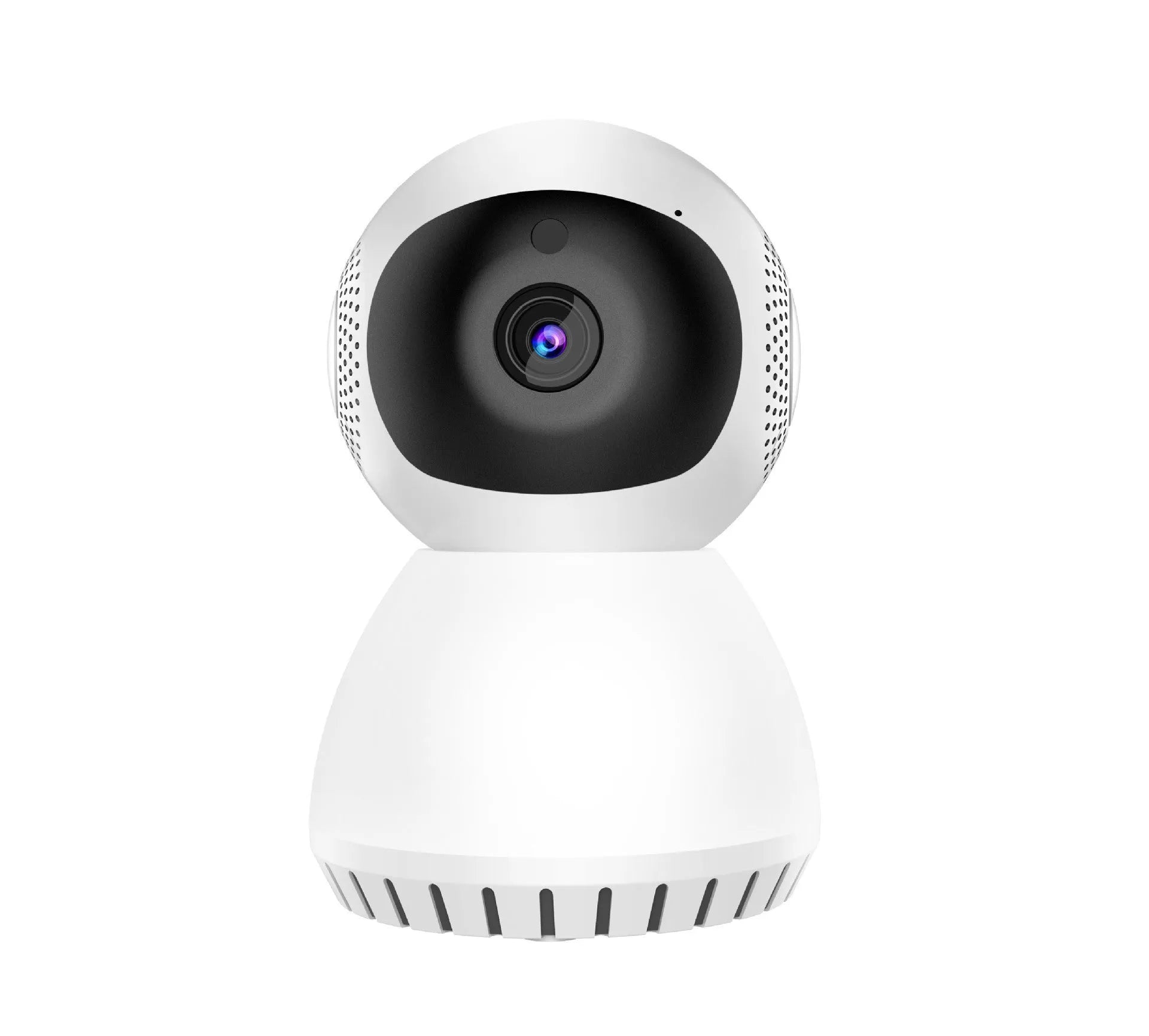 Black dual-frequency wireless monitor camera with 1080p HD resolution for home security