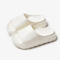 Women's fish mouth slippers with thick 5.5cm EVA sole in beige, black, khaki or rose red colours