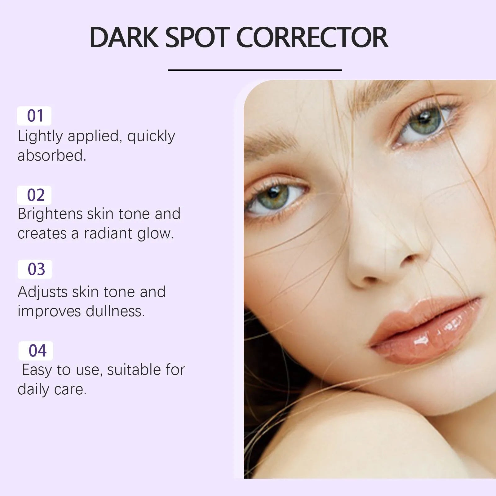 50g daily moisturising skin care cream in tube packaging for hydration balance and pore refinement
