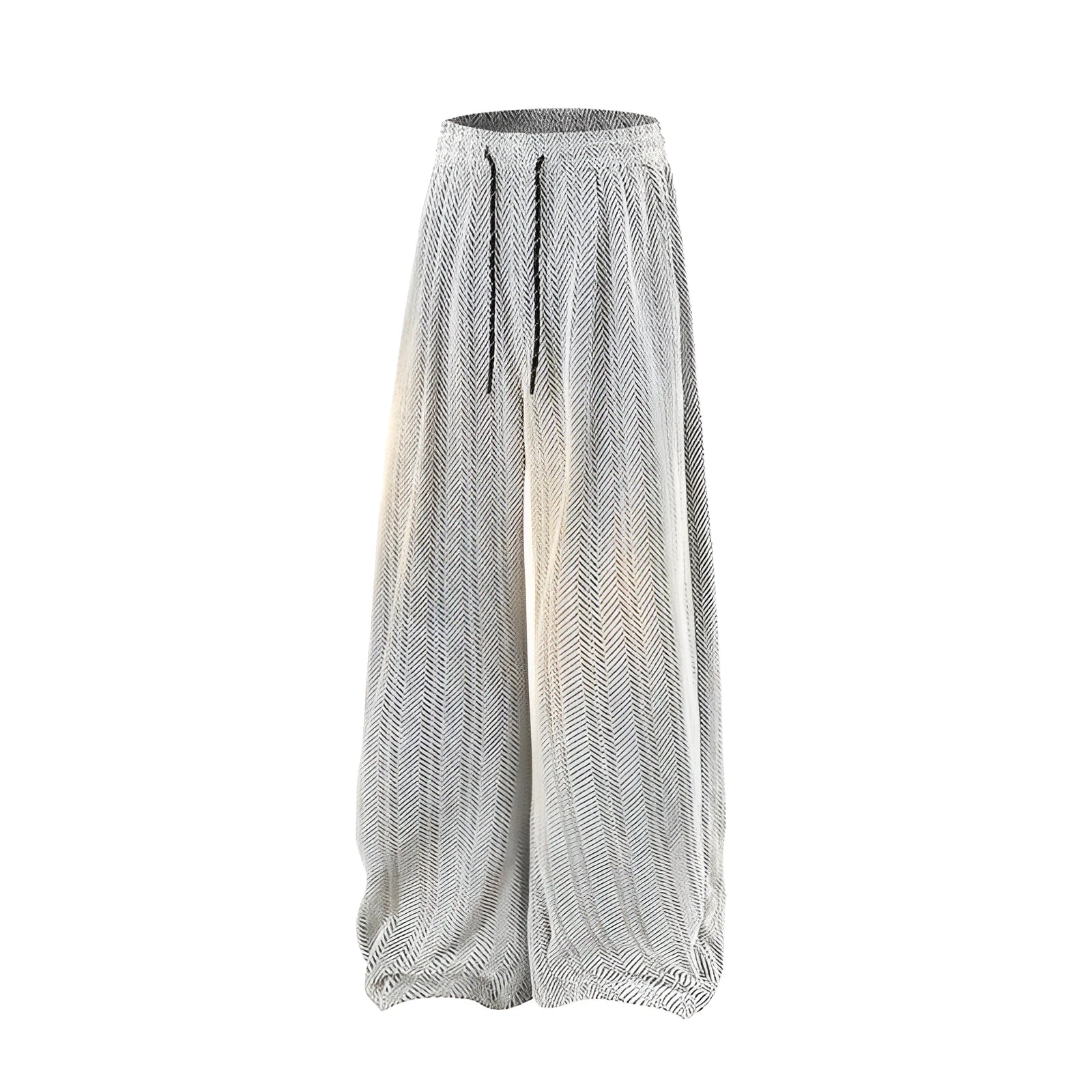 Straight-leg fleece-lined trousers with elastic waistband in light grey, dark grey, and black colours