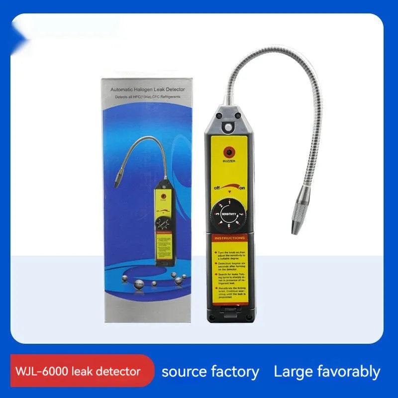 WJL-6000 halogen electronic leak detector with 20cm probe for automotive air conditioning refrigerant detection