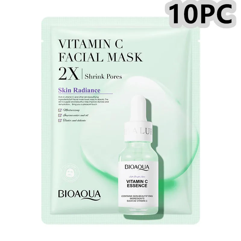 Collagen and hyaluronic acid gel facial sheet mask 30g single use