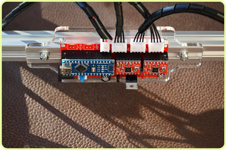 3000mW miniature laser engraving machine with 400x300mm bottom plate for desktop marking