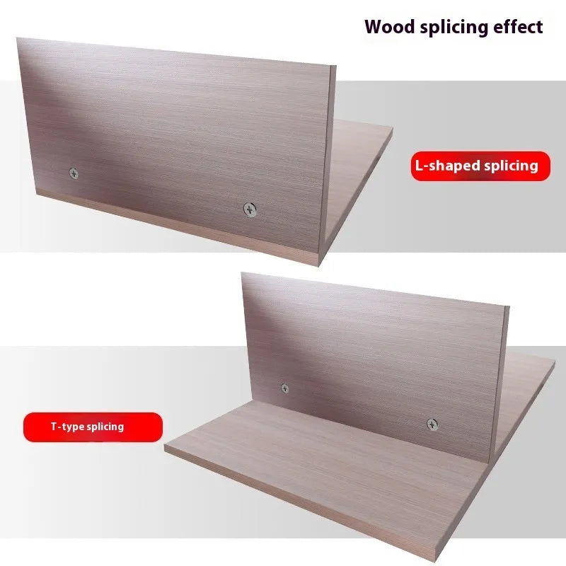 Woodworking punch locator tool with aluminium body, three drill bits, wrenches, and wood tips for furniture splicing