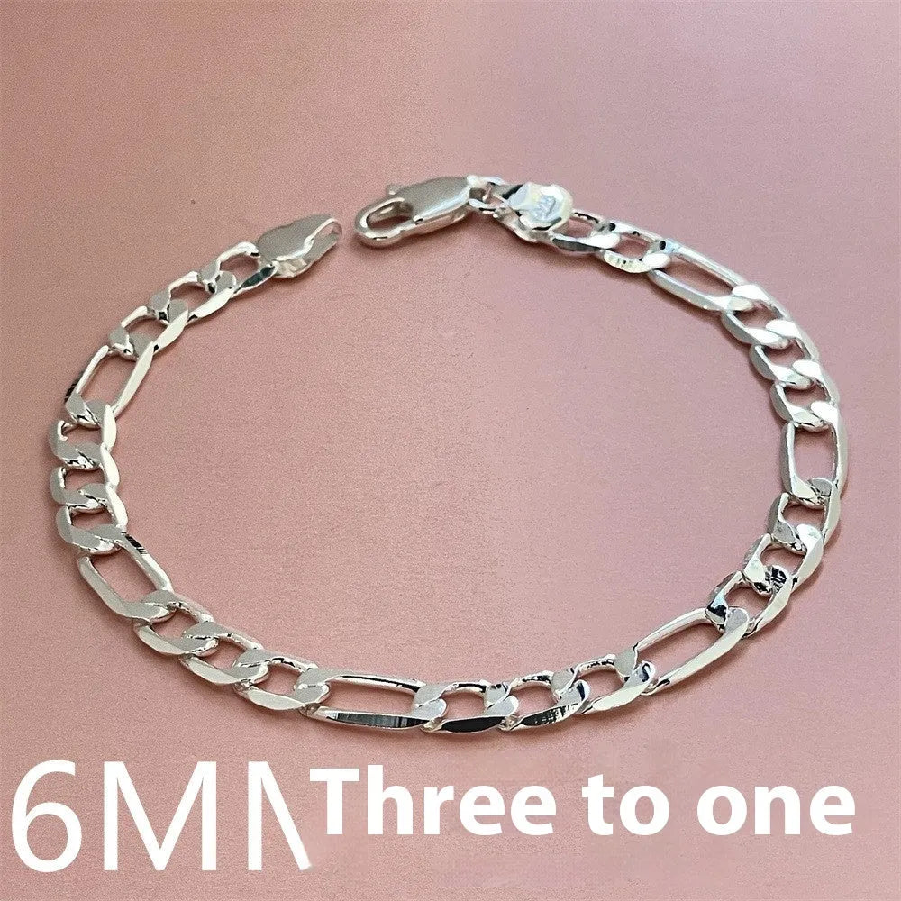 Copperised silver electroplated bead necklace and bracelet set on a flat surface, multiple sizes available from 2mm to 12mm beads