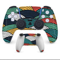 PS5 controller protective grip stickers in frosted PVC material for scratch resistance
