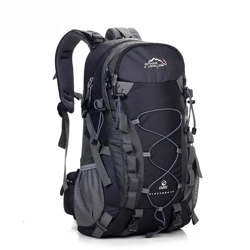 Green leisure sports backpack with 20-35 litre capacity for outdoor activities like hiking and running