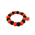 Halloween cat collar with pumpkin trick-or-treat design in three sizes