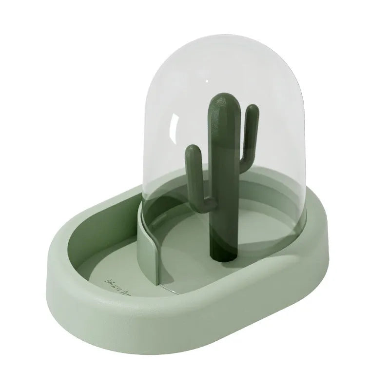 Home Hamster Creative Cactus Automatic Feeder 190ml in Vanilla Warm Yellow
