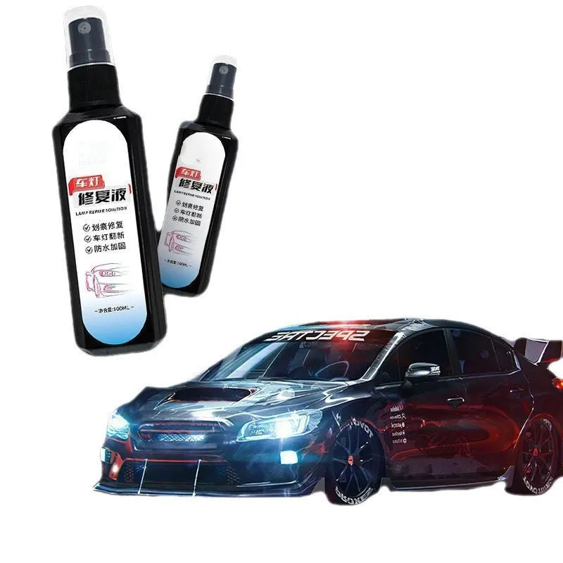 100 ml bottle of car headlight renovation and repairing liquid for plastic lenses