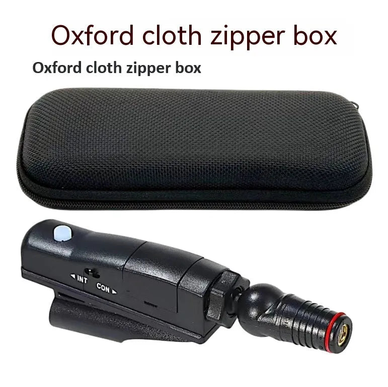 Golf putter laser aiming instrument for putting practice alignment.