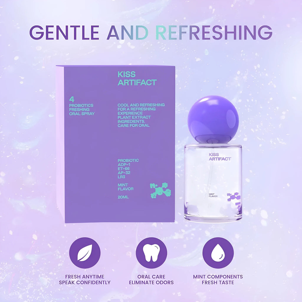 20ml portable oral spray bottle for hydrating probiotic care