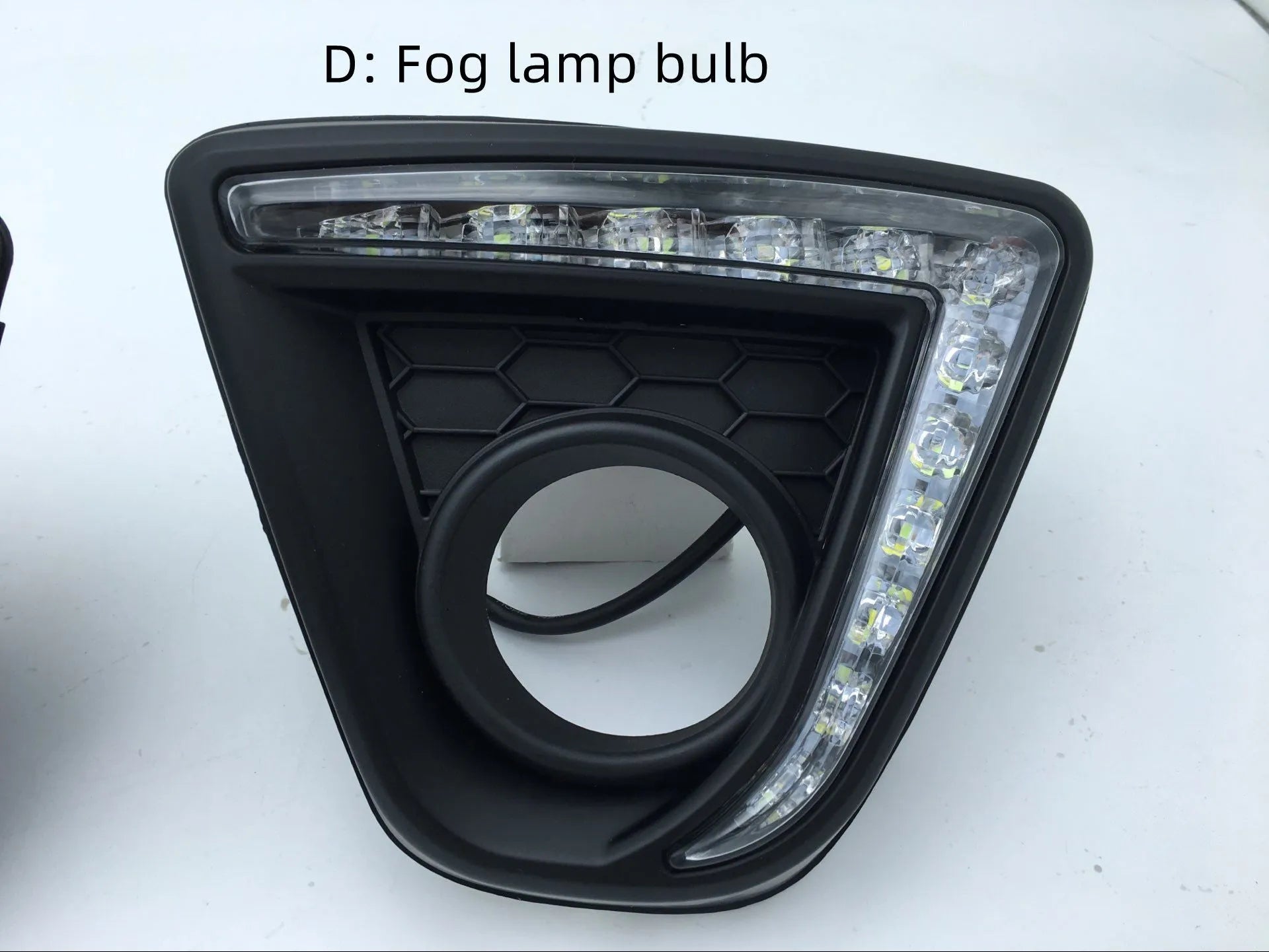 Mazda CX-5 daytime running light LED replacement set with electroplated white light finish options