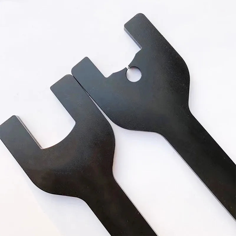 Two alloy steel Land Rover fan wrenches sized 36mm and 40mm for automotive repair