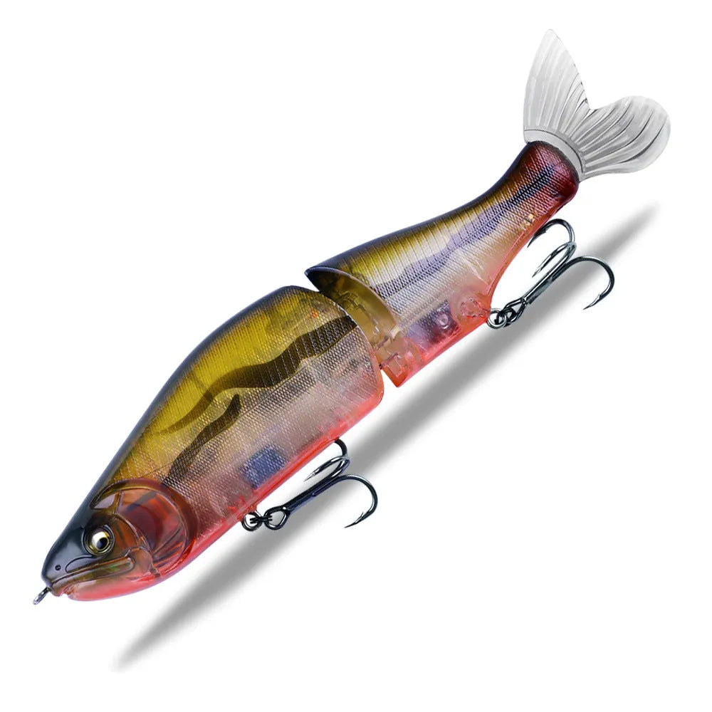 185mm plastic fishing lure for bass fishing available in 15 colour options