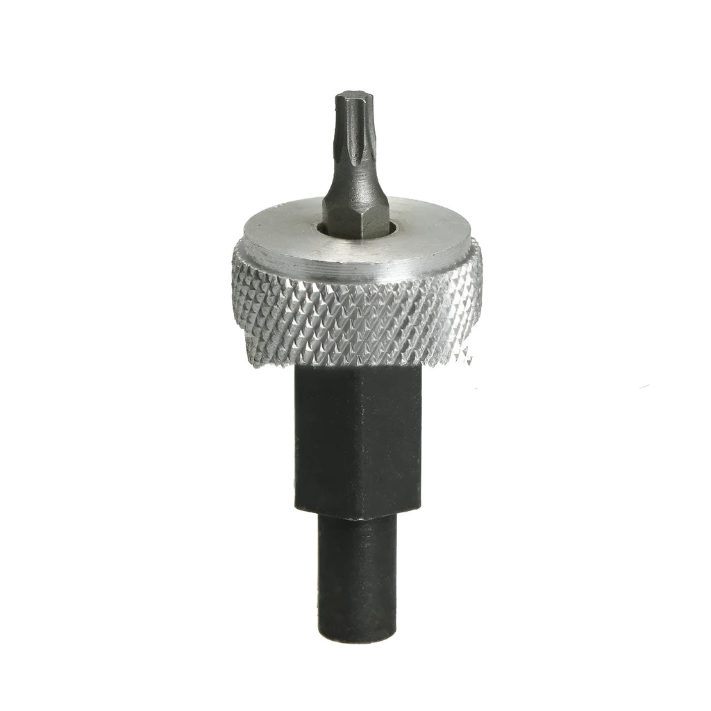 Ignition module wrench tool with knurled aluminium knobs and carbon steel handle for distributor bolts