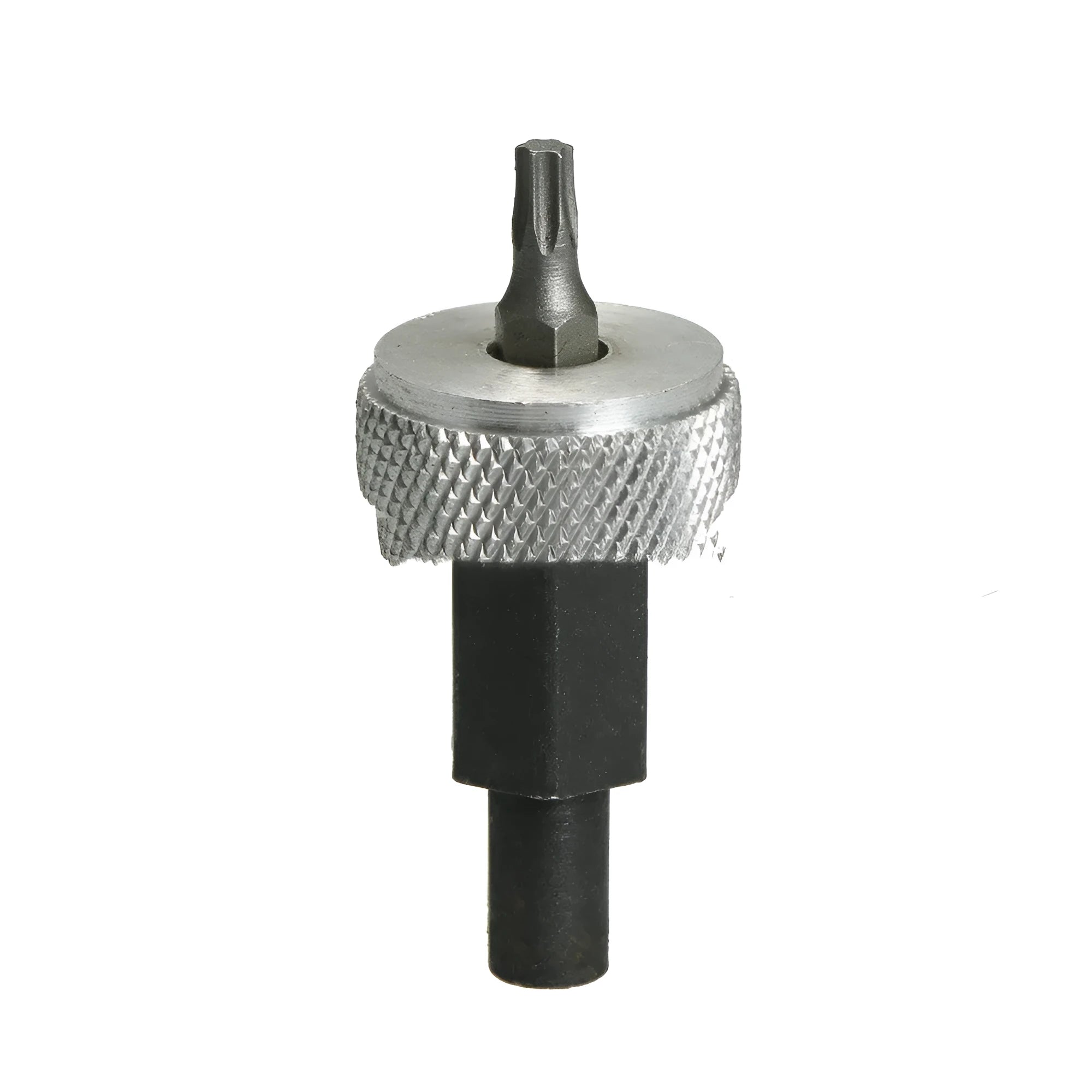 Ignition module wrench tool with knurled aluminium knobs and carbon steel handle for distributor bolts