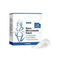 Four nano microneedle body shaping patches with natural ingredients including cinnamon oil and ginger.