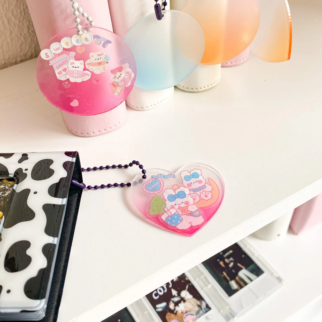 PVC waterproof cartoon stickers for agenda notebook and office stationery decoration