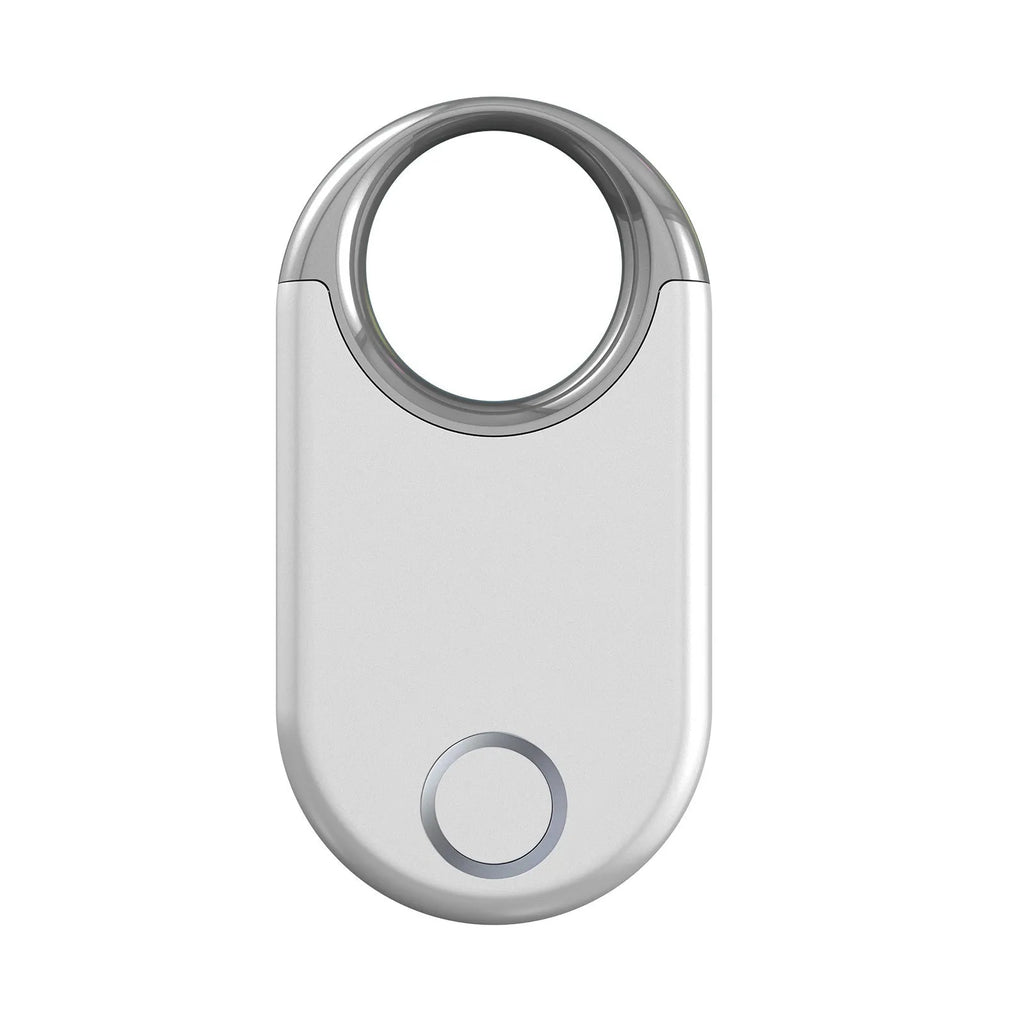 Black and white compact GPS anti-lost tracker device for pets and children