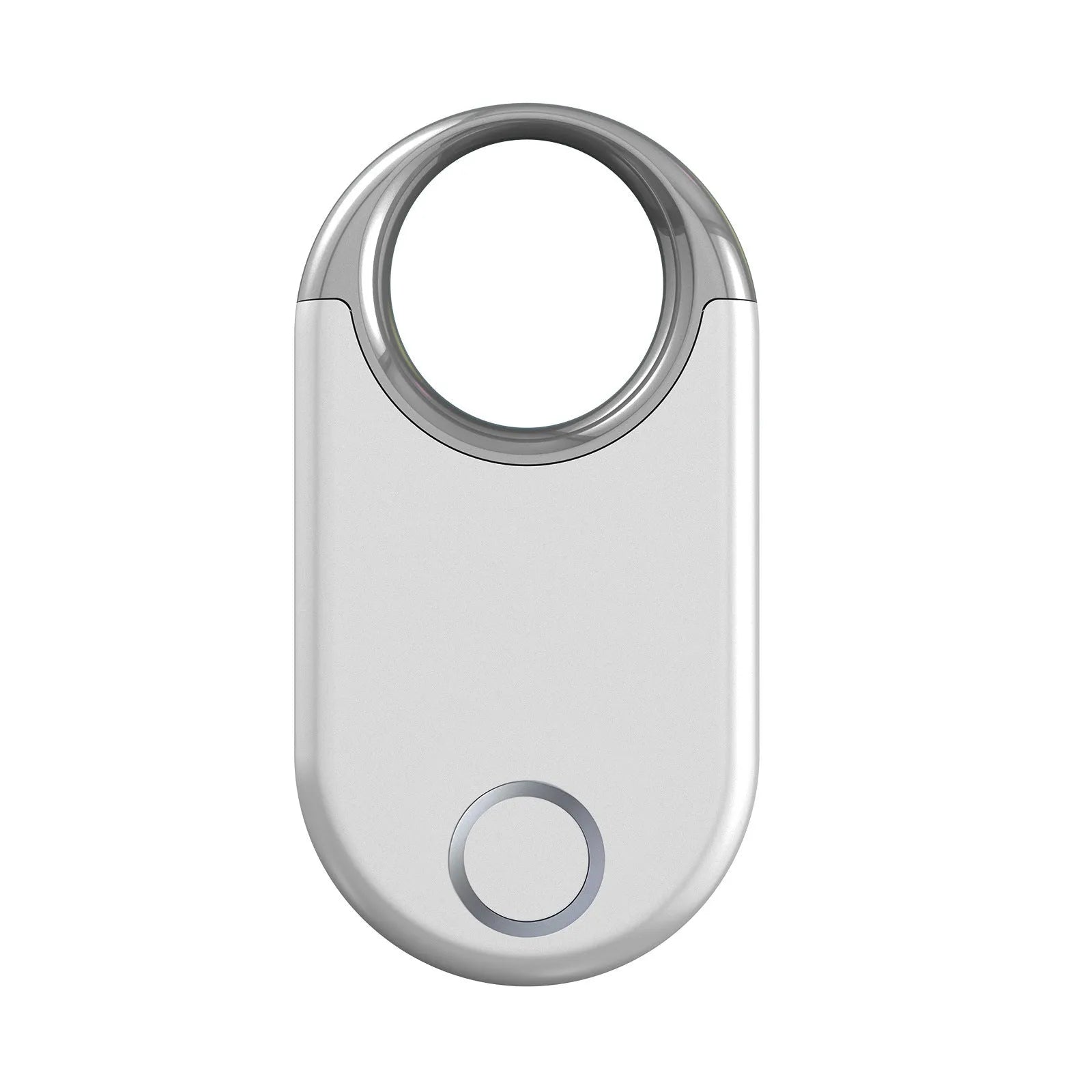 Black and white compact GPS anti-lost tracker device for pets and children