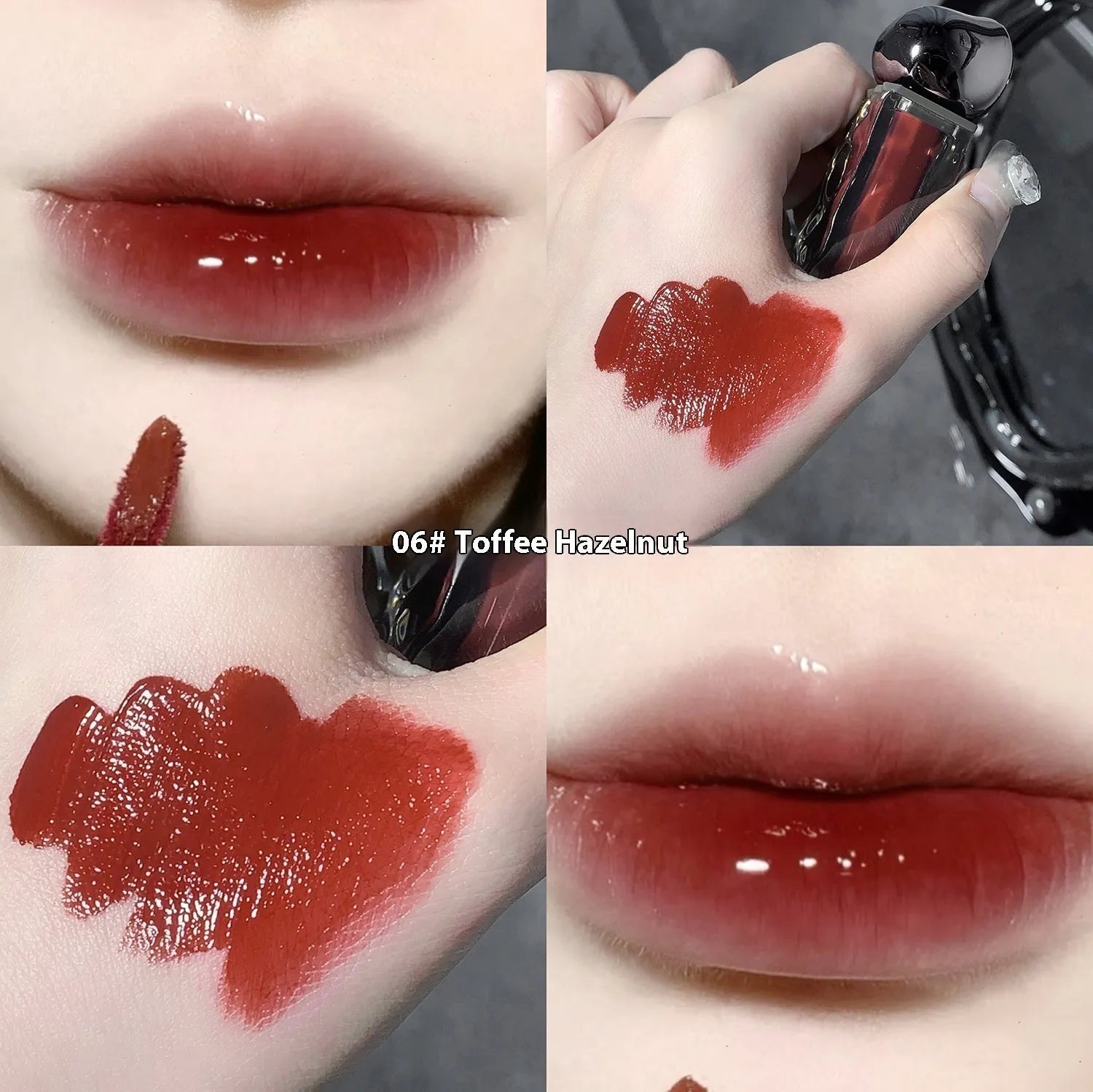 Glacier Lava Lip Lacquer water light mirror makeup lip gloss with seven colour options