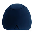 Solid colour cold compress head wrap with fully enclosed design for migraine relief therapy