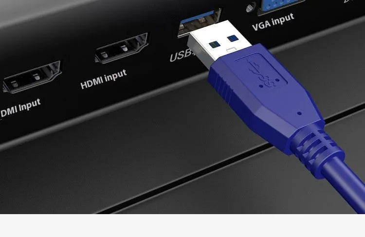 USB 3.0 data cable with nickel-plated connectors for mobile hard disk box connectivity