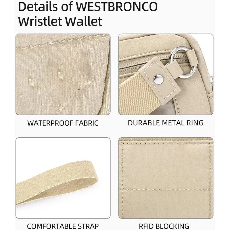 Waterproof quilted transparent deck handbag in seven colour options with nylon construction