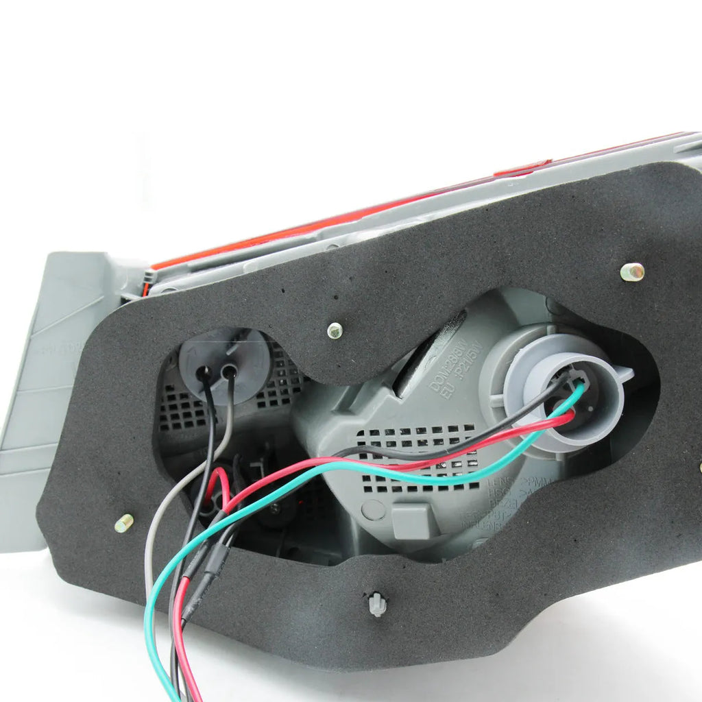 Hyundai Sonata 2011-2014 outer tail light half assembly with red lens and ABS+ALU housing
