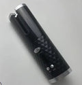 Portable automatic curling iron with USB charging port and gold ceramic barrel in white colour