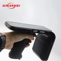 SLP-05 black handheld Android UHF RFID reader with integrated barcode scanner on keypad.