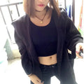 Plus size women's thin coat in loose fit with lace detailing and long sleeves