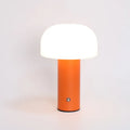 USB and plug-in dual-power decorative table lamp in black, green, orange, or white.