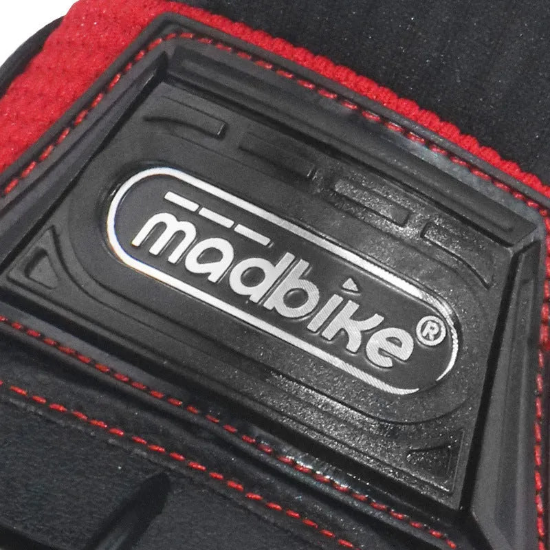 Madbike half finger motorcycle gloves for men in black colour option