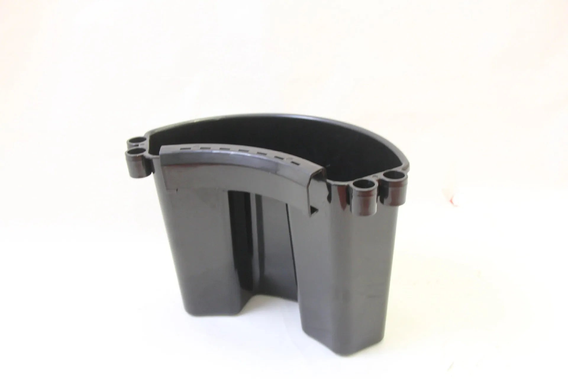 PP plastic car wash bucket in black, red, blue, and pink colour options