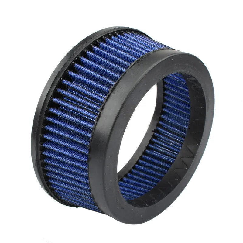 MP09-JJL aluminium air filter retrofitting accessories showing multiple colour options including black, blue, and red filter cartridges