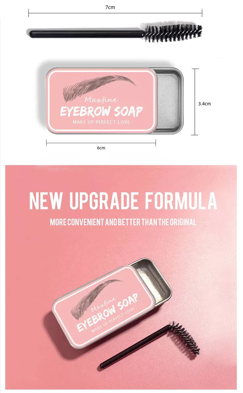 Refreshing long-lasting natural shaping eyebrow cream 10g with included brush
